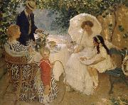 E.Phillips Fox The arbour oil painting artist